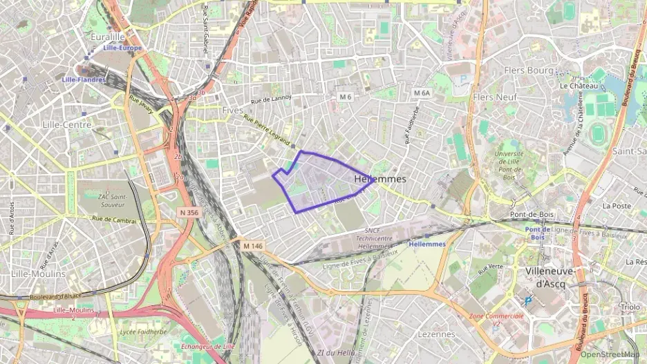 Appartement 47 m² deux pieces à vendre à Lille
