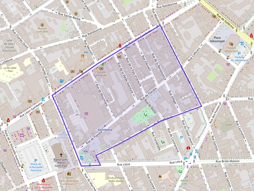 Appartement 43 m² deux pieces à vendre à Lille