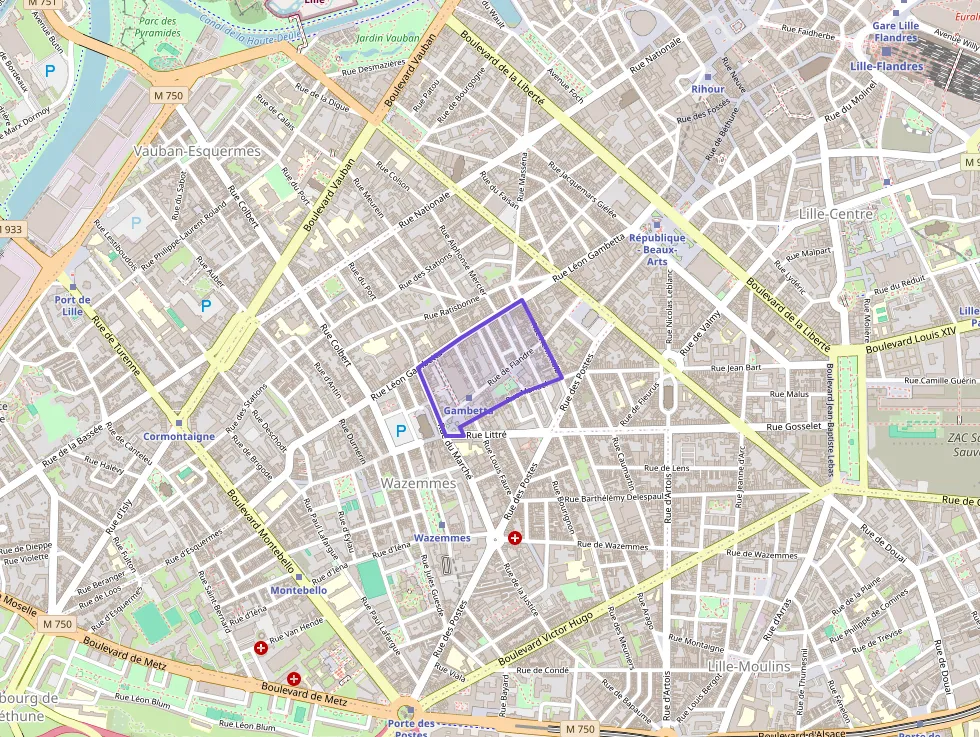 Appartement 73 m² trois pièces à vendre à Lille Appartement 73 m² trois pièces à vendre à Lille