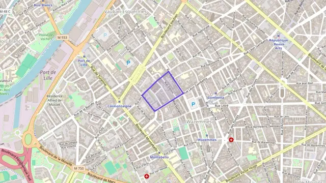 Appartement 40 m² une piece à vendre à Lille