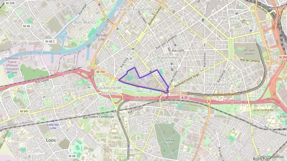 Appartement 55 m² deux pieces à vendre à Lille