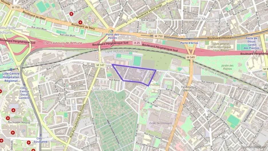 Appartement 60 m² deux pieces à vendre à Lille