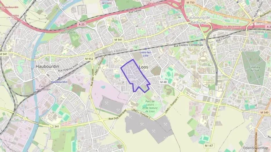 Appartement 48 m² trois pièces à vendre à Loos