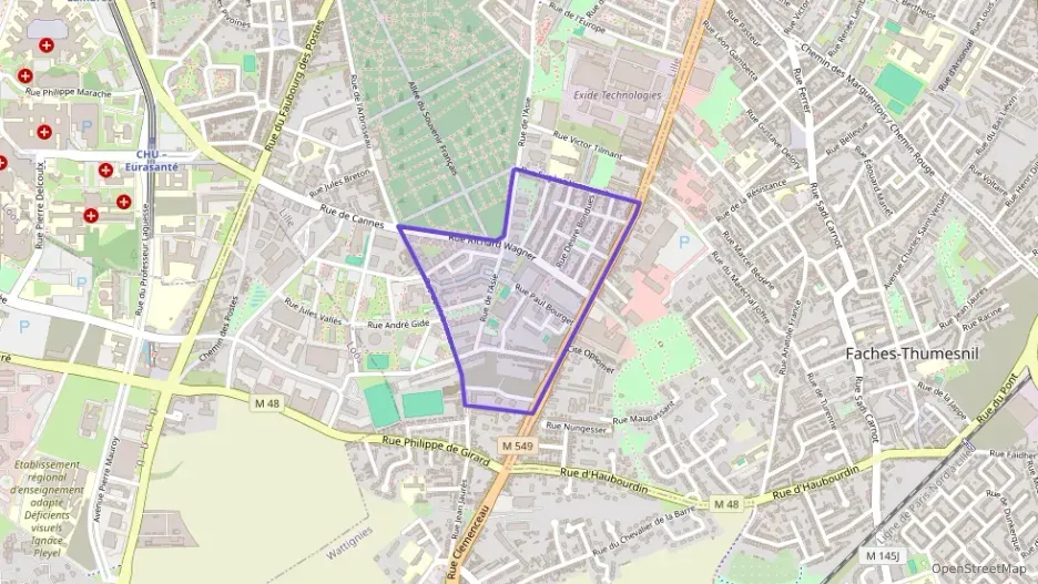 Appartement 61 m² trois pièces à vendre à Lille