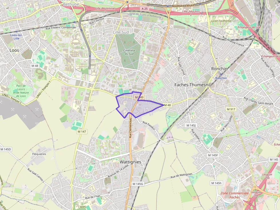 Appartement 50 m² deux pieces à vendre à Wattignies