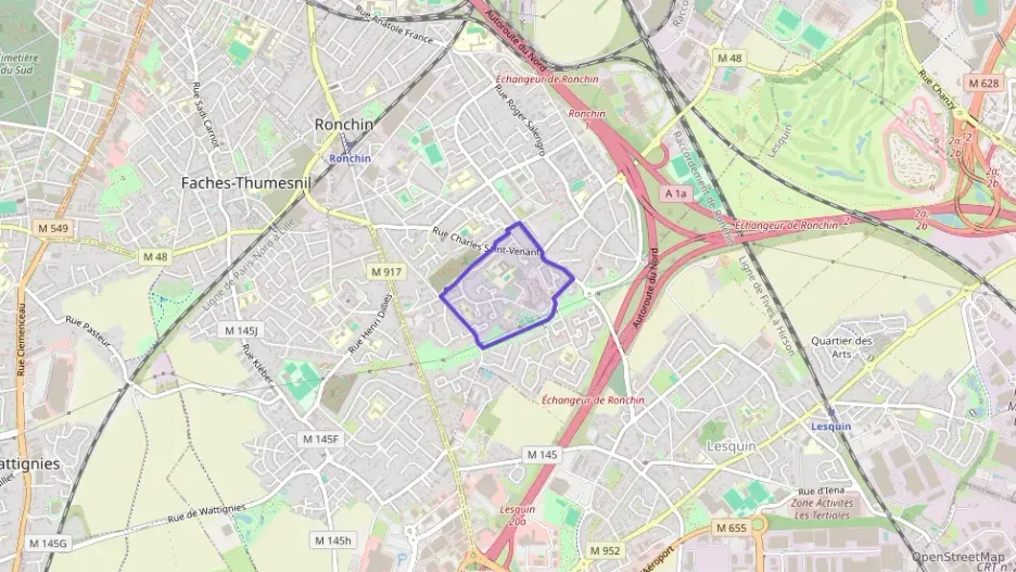 Appartement 84 m² quatre pièces à vendre à Ronchin Appartement 84 m² quatre pièces à vendre à Ronchin