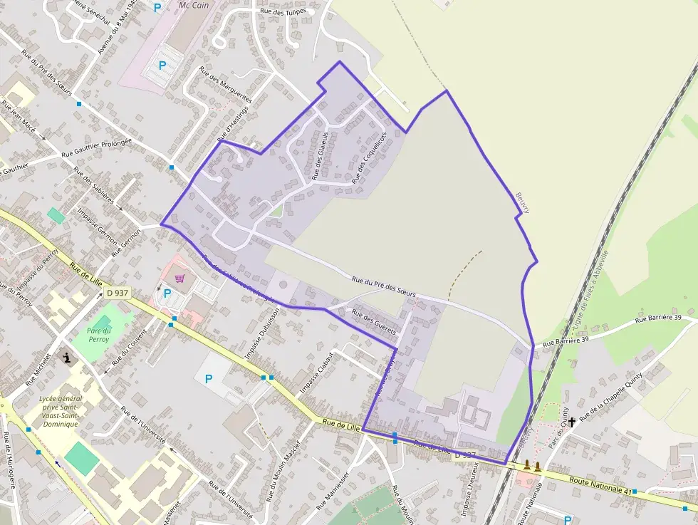 Appartement 69 m² trois pièces à vendre à Béthune