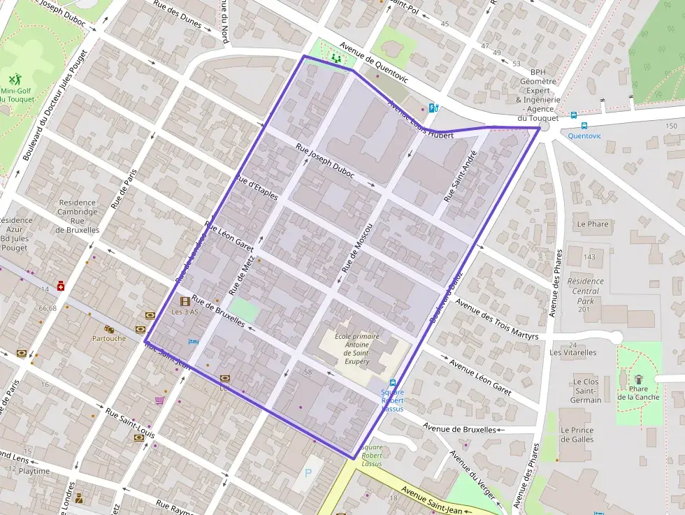 Appartement 74 m² quatre pièces à vendre à Le Touquet-Paris-Plage