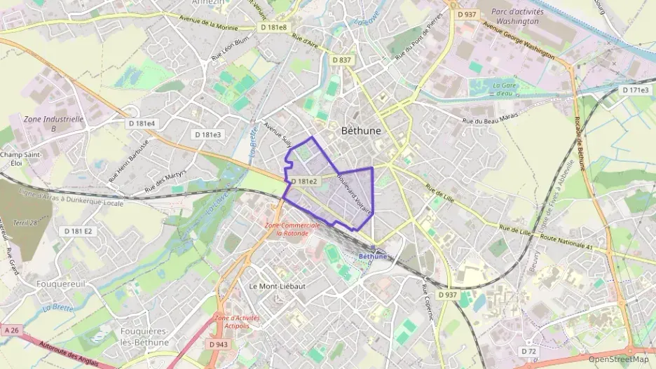 Appartement 93 m² trois pièces à vendre à Béthune