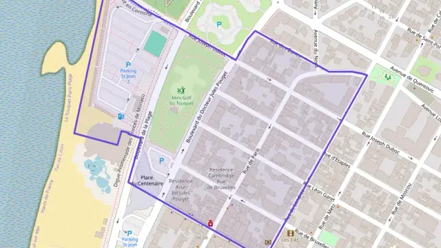 Appartement 43 m² deux pieces à vendre à Le Touquet-Paris-Plage