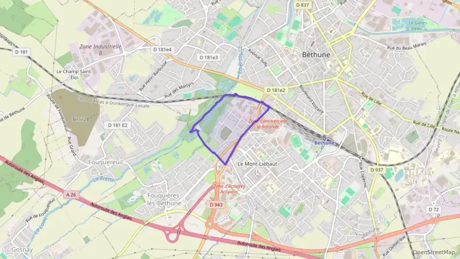 Appartement 47 m² trois pièces à vendre à Béthune