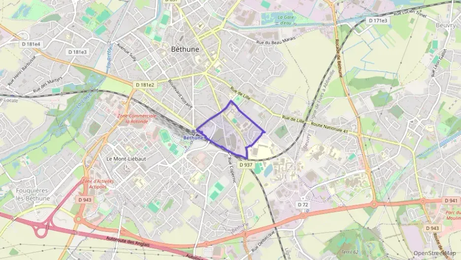 Appartement 42 m² deux pieces à vendre à Béthune
