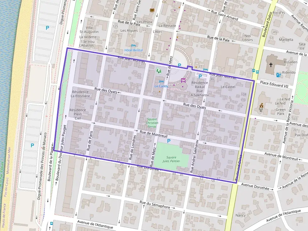 Appartement 68 m² trois pièces à vendre à Le Touquet-Paris-Plage