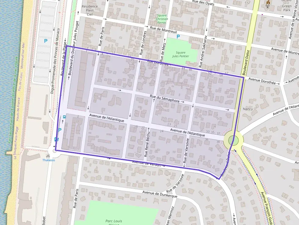 Appartement 50 m² trois pièces à vendre à Le Touquet-Paris-Plage