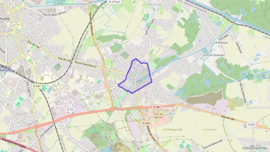 Appartement 38 m² deux pieces à vendre à Beuvry