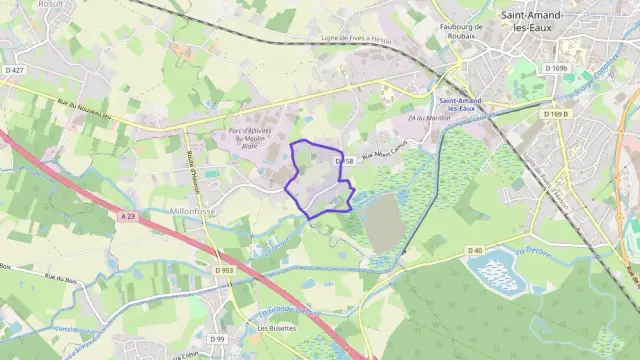 Appartement 70 m² trois pièces à vendre à Saint-Amand-les-Eaux