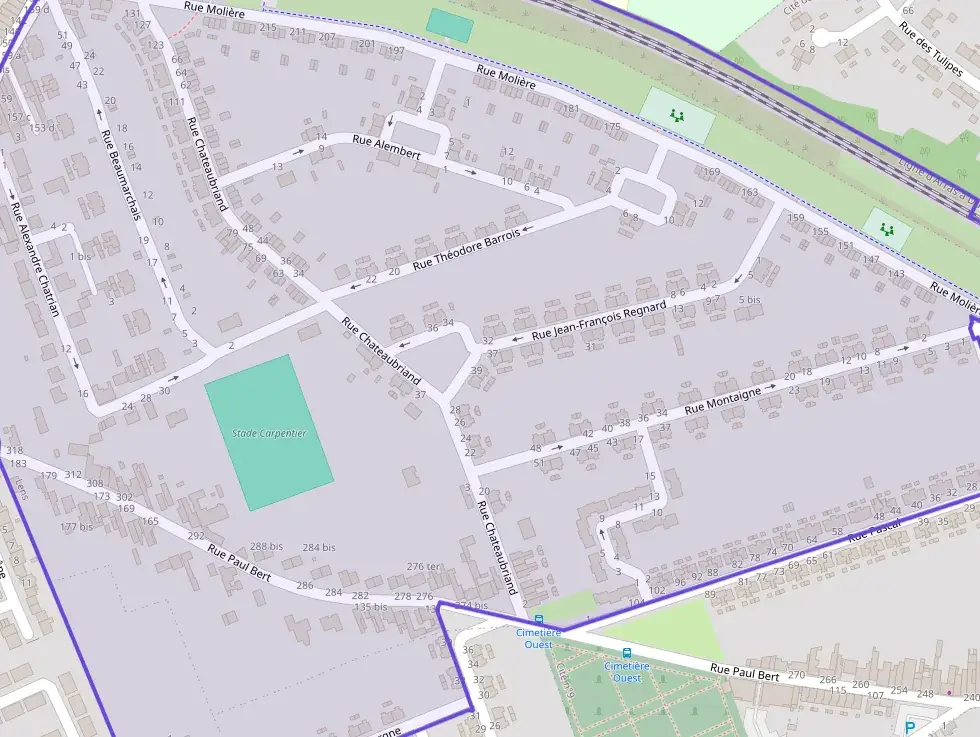 Appartement 55 m² trois pièces à vendre à Lens