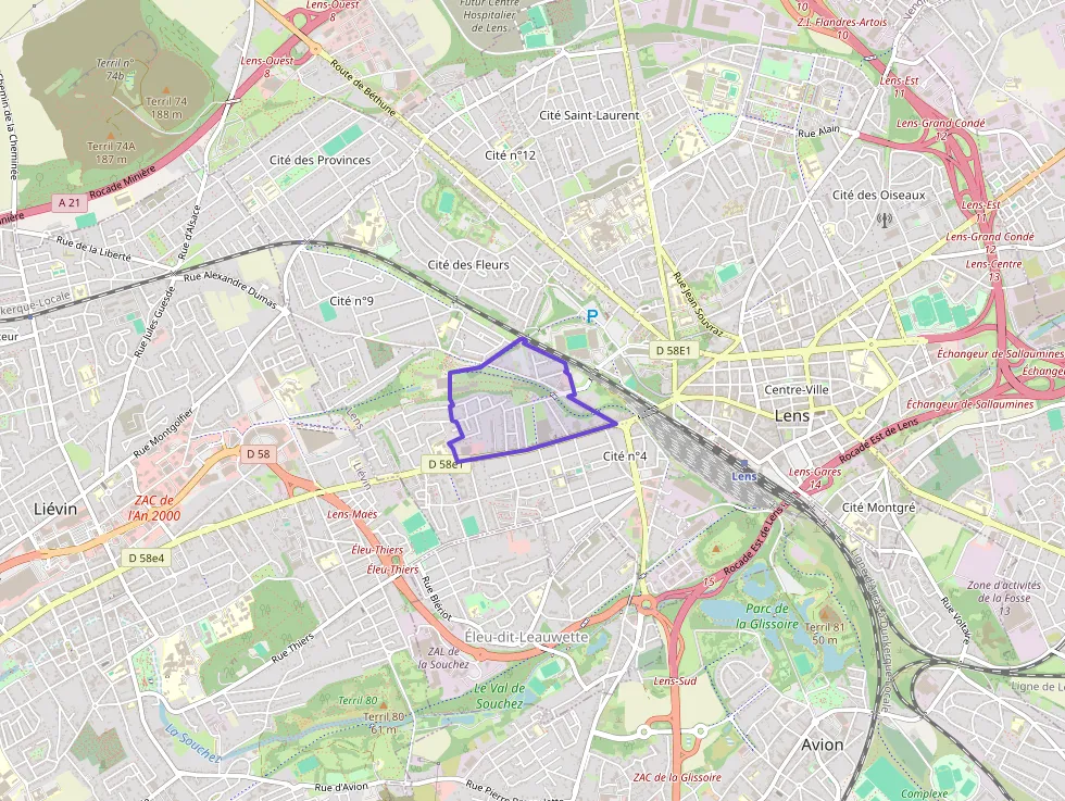 Appartement 52 m² trois pièces à vendre à Lens