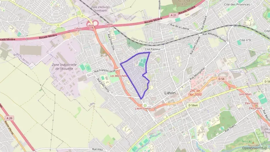 Appartement 89 m² quatre pièces à vendre à Liévin Appartement 89 m² quatre pièces à vendre à Liévin