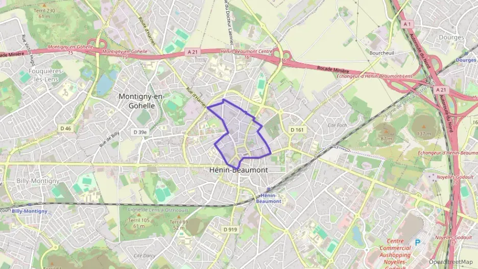 Appartement 33 m² deux pieces à vendre à Hénin-Beaumont