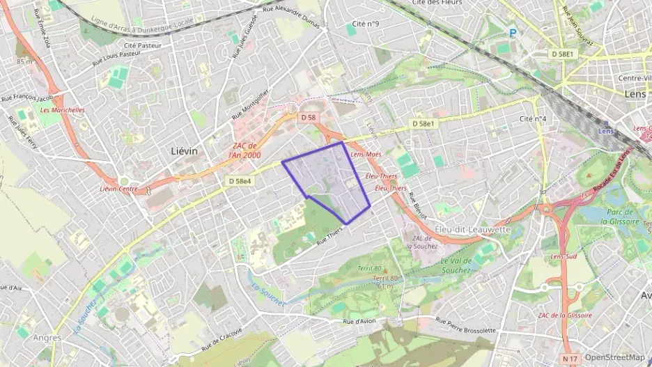 Appartement 45 m² deux pieces à vendre à Liévin