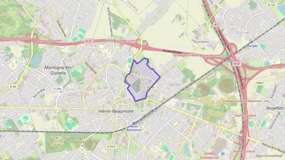 Appartement 49 m² deux pieces à vendre à Hénin-Beaumont