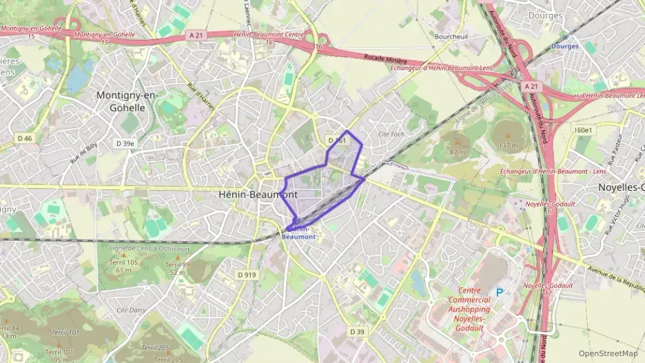 Appartement 86 m² trois pièces à vendre à Hénin-Beaumont Appartement 86 m² trois pièces à vendre à Hénin-Beaumont