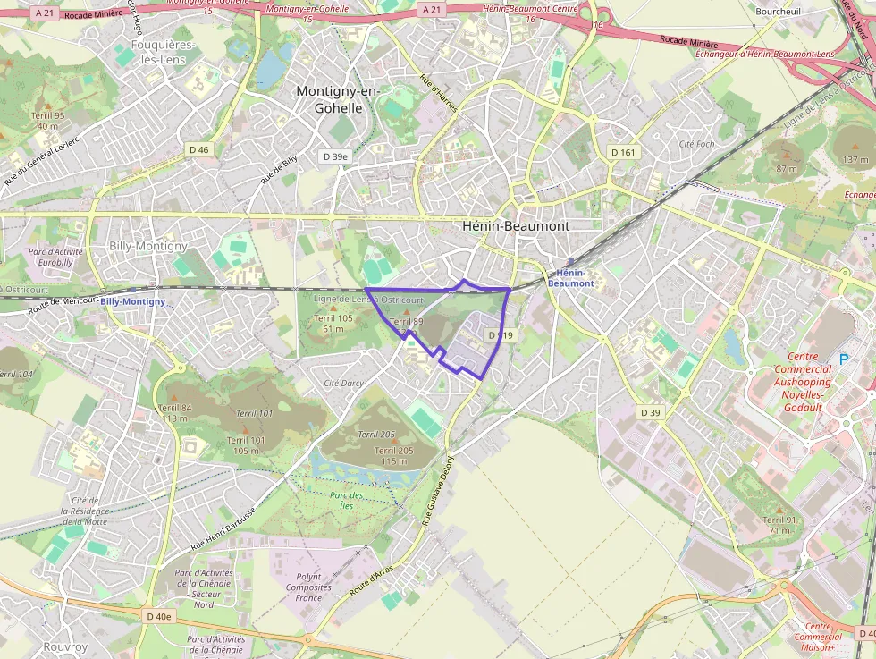 Appartement 45 m² deux pieces à vendre à Hénin-Beaumont