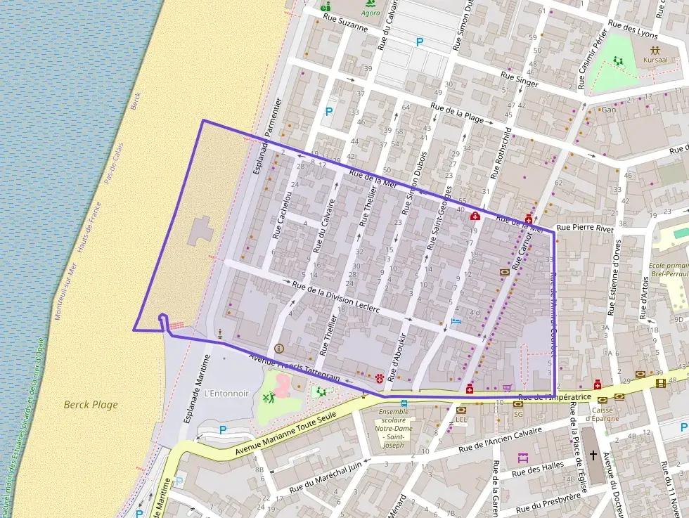 Appartement 45 m² deux pieces à vendre à Berck