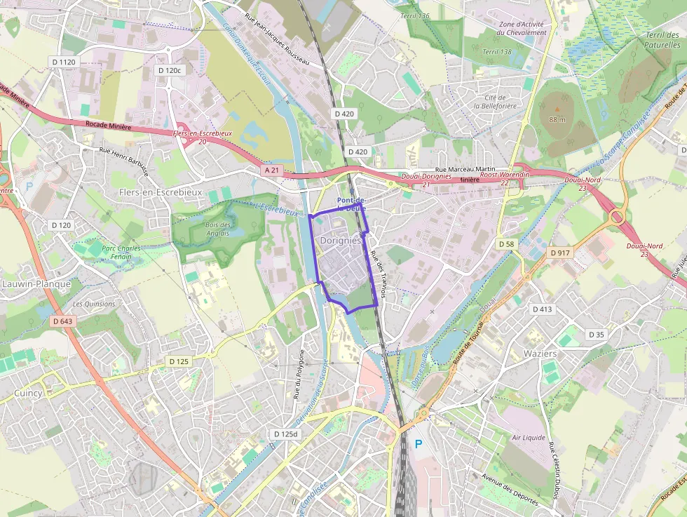 Appartement 75 m² trois pièces à vendre à Douai