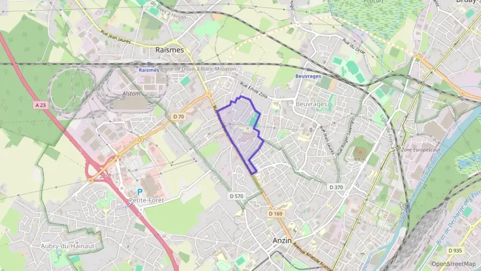 Appartement 48 m² deux pieces à vendre à Raismes Appartement 48 m² deux pieces à vendre à Raismes