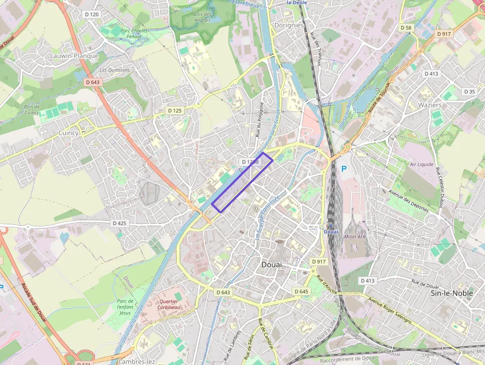 Appartement 40 m² deux pieces à vendre à Douai