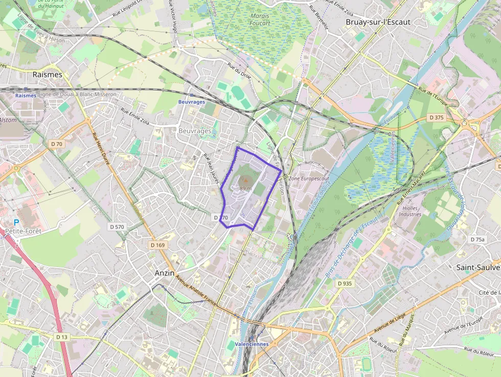 Appartement 60 m² trois pièces à vendre à Anzin