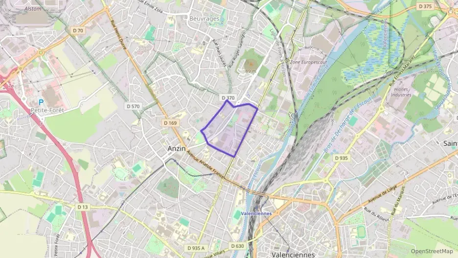 Appartement 105 m² quatre pièces à vendre à Anzin