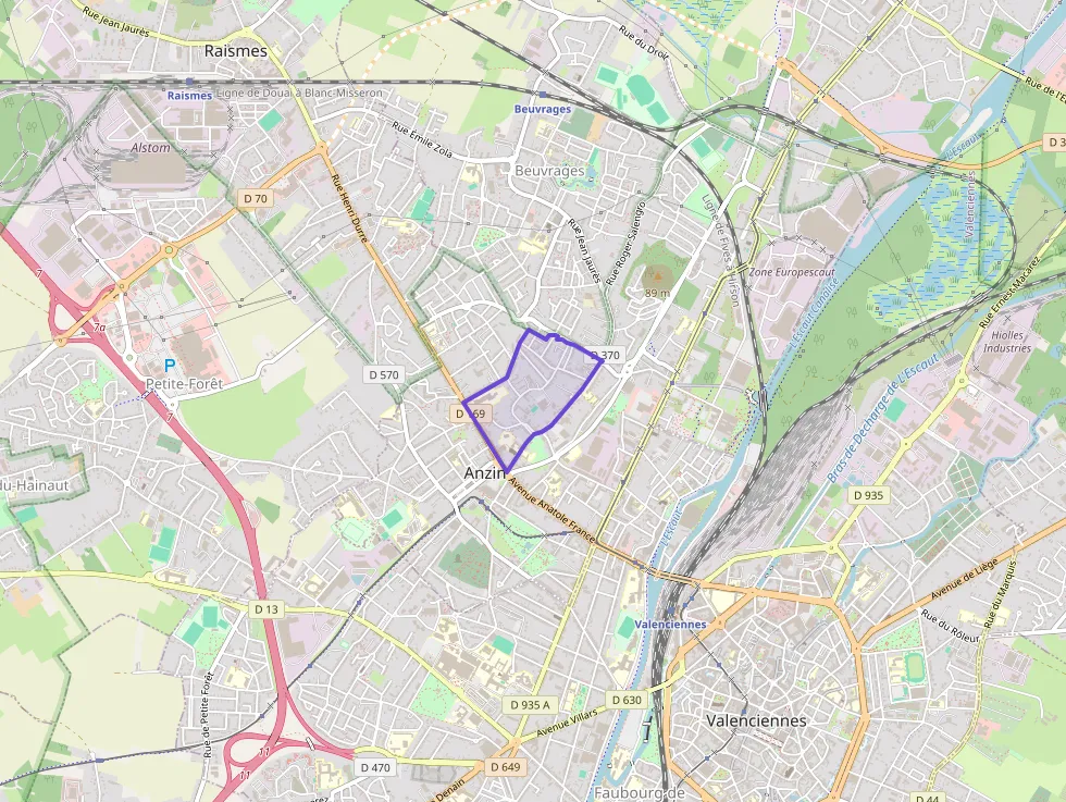 Appartement 61 m² trois pièces à vendre à Anzin