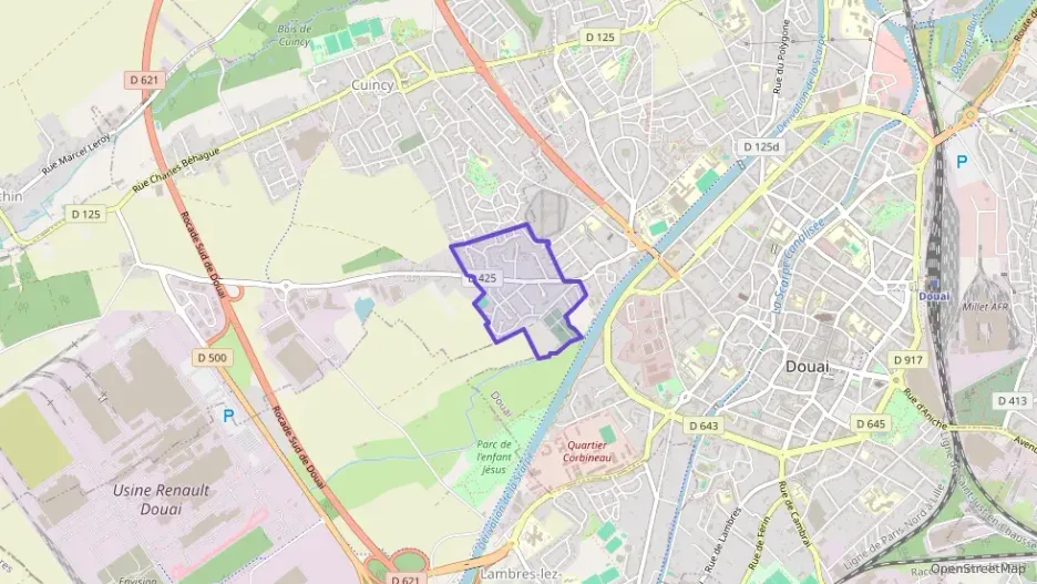 Appartement 44 m² deux pieces à vendre à Douai