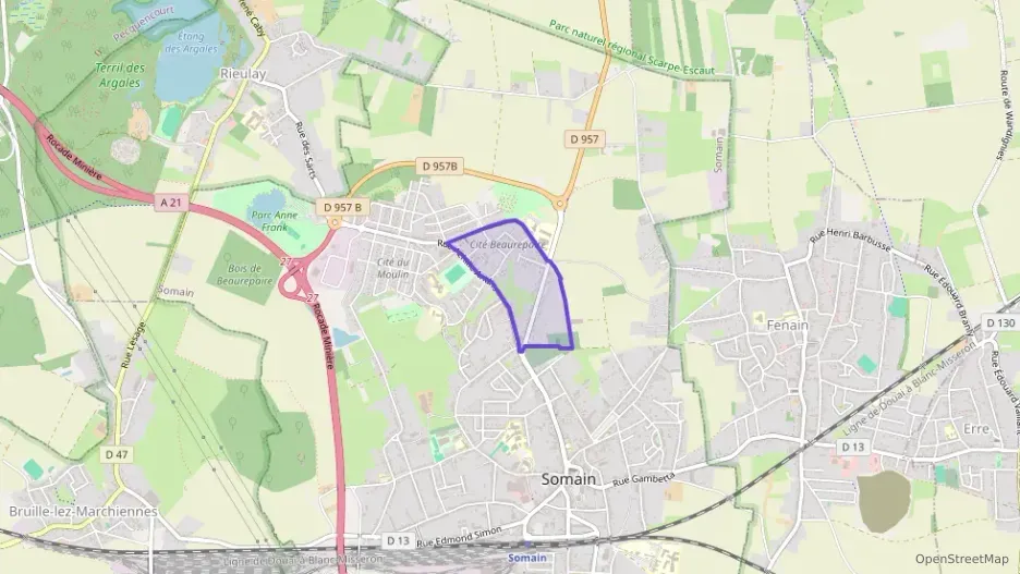 Appartement 38 m² deux pieces à vendre à Somain Appartement 38 m² deux pieces à vendre à Somain