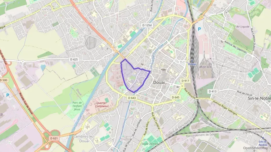 Appartement 43 m² deux pieces à vendre à Douai