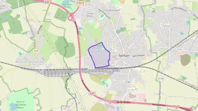 Appartement 47 m² deux pieces à vendre à Somain