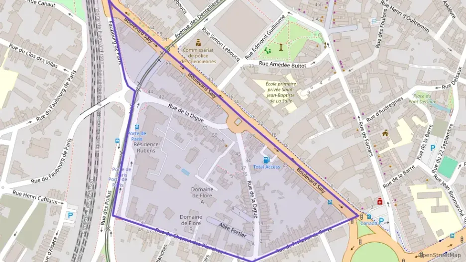 Appartement 65 m² deux pieces à vendre à Valenciennes