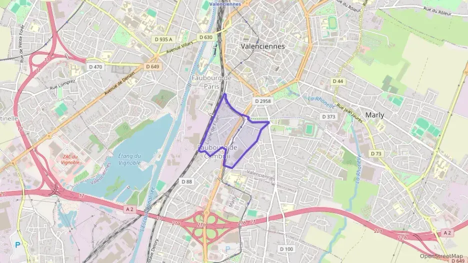 Appartement 45 m² deux pieces à vendre à Valenciennes
