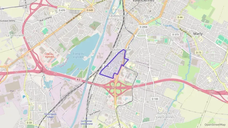 Appartement 42 m² deux pieces à vendre à Valenciennes