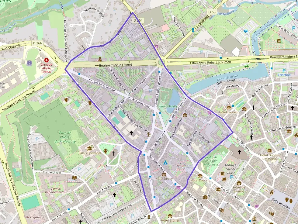 Appartement 76 m² deux pieces à vendre à Arras