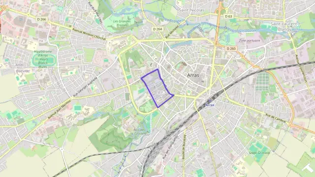 Appartement 45 m² deux pieces à vendre à Arras