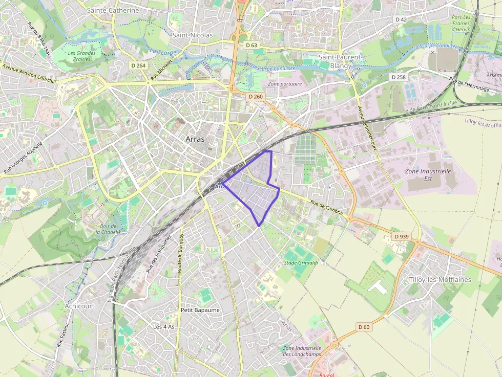 Appartement 50 m² deux pieces à vendre à Arras