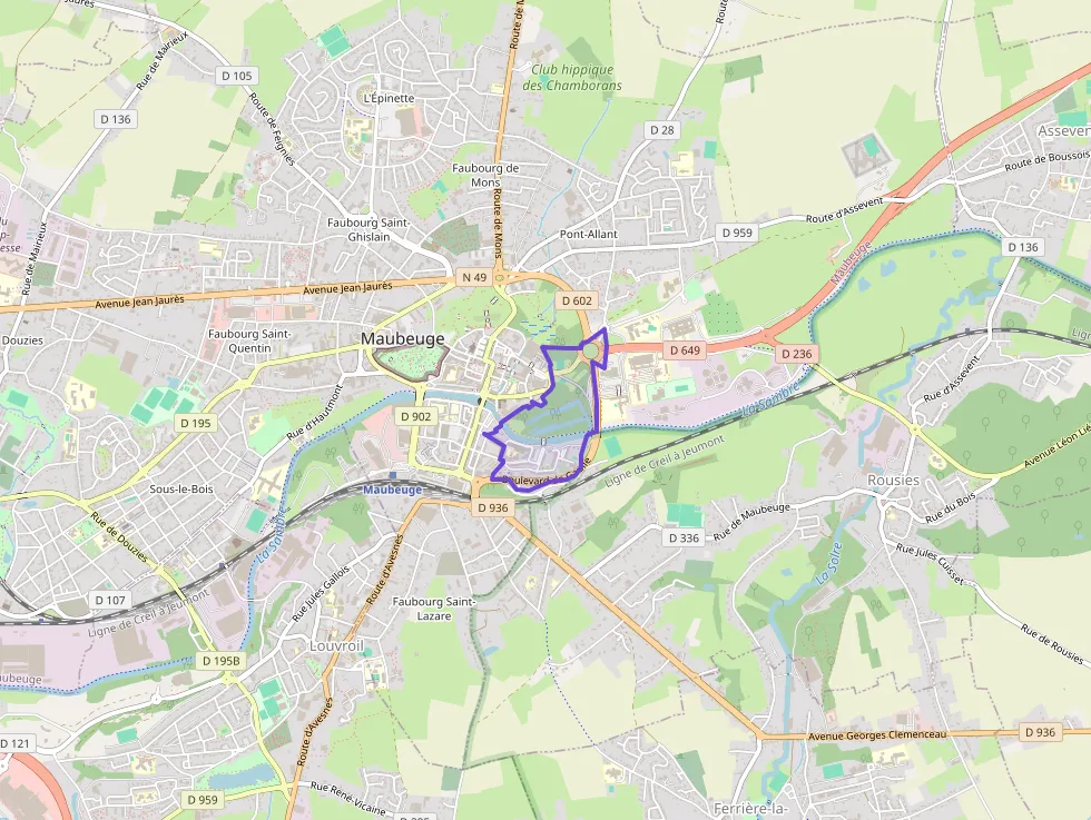 Appartement 68 m² quatre pièces à vendre à Maubeuge