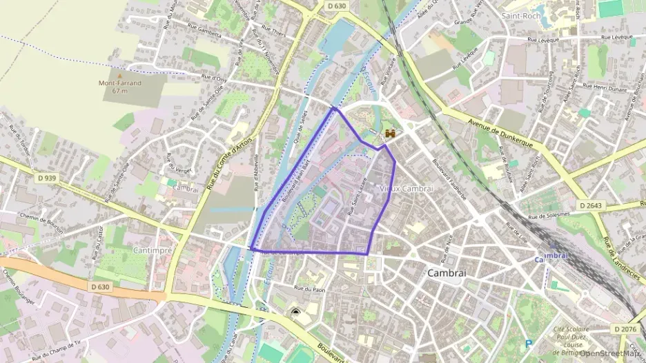 Appartement 57 m² trois pièces à vendre à Cambrai