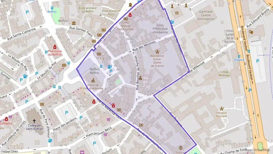 Appartement 60 m² deux pieces à vendre à Abbeville