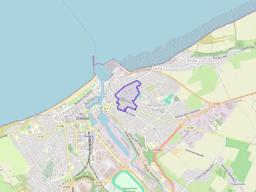 Appartement 53 m² deux pieces à vendre à Dieppe