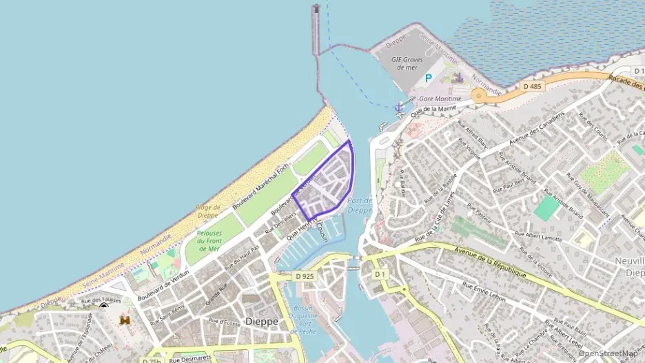 Appartement 57 m² trois pièces à vendre à Dieppe Appartement 57 m² trois pièces à vendre à Dieppe